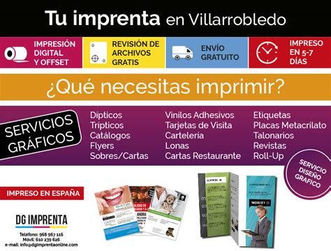 imprenta villarrobledo|Imprenta en Villarrobledo